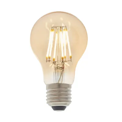 E27 LED Filament GLS 105x60mm Amber Glass
