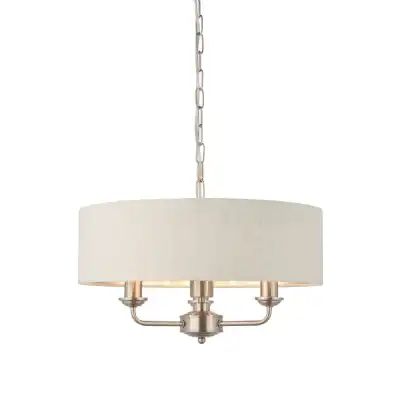 Natural 3 Pendant Light And Natural Long