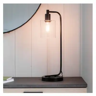 Matt Black Metal Table Lighting Lamp