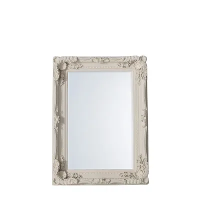Carved Louis Mirror Cream 1190x890mm