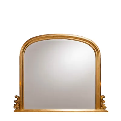 Gold Overmantel Mirror