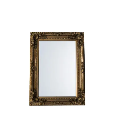 Carved Louis Mirror Gold 1190x890mm