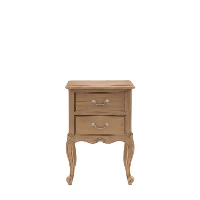 Chic Bedside Table Weathered 470x400x695mm