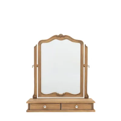 Chic Dressing Table Mirror Weathered 600x180x730mm