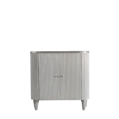 Silver Mahogany Drinks Cabinet