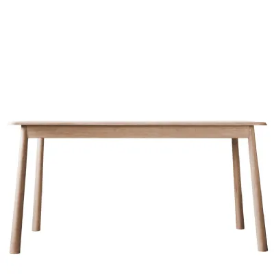 Oak and Veneers Mid Century Dining Table
