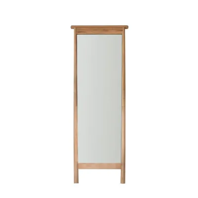 Oak Cheval Tall Mirror
