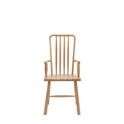 Solid Oak Carver Chair ( 2 Pack )
