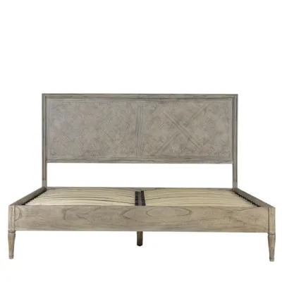 Ash Colour Aged Double Beds