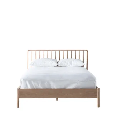Oak King Size Nordic Bed