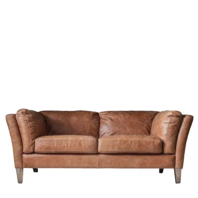 2 Seater Vintage Leather Sofa