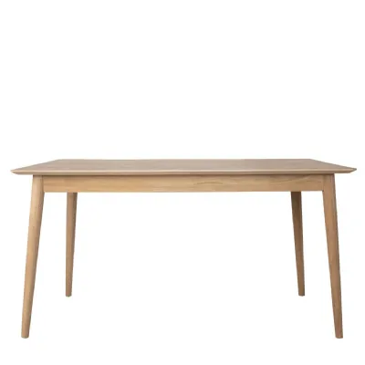 Rustic Oak Top Dining Table