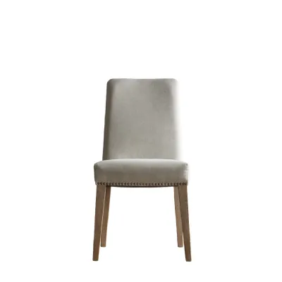 Rex Dining Chair Cement Linen (2pk)