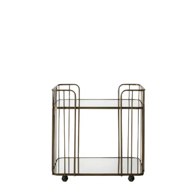 Verna Drinks Trolley Bronze 750x457x787mm