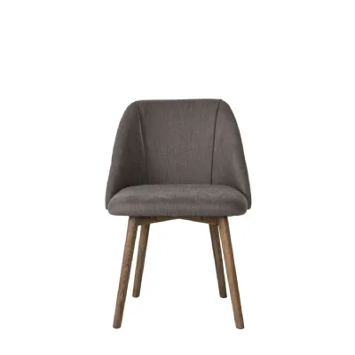 Elliot Dining Chair Slate Grey (2pk) 570x610x840mm