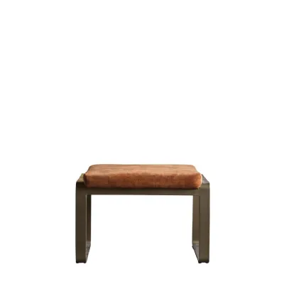Fabien Footstool Ochre 500x430x360mm
