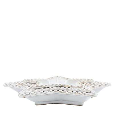 Beaded Star Plate (Set of 3) 255x245x35mm