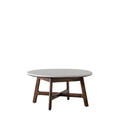 Barcelona Round Coffee Table 800x800x400mm