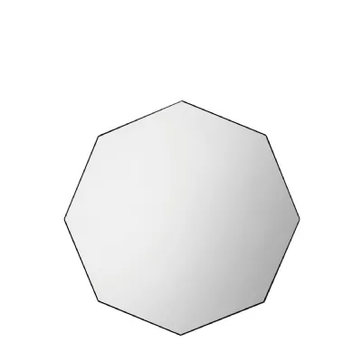 Bowie Octagon Mirror Black 800x800mm