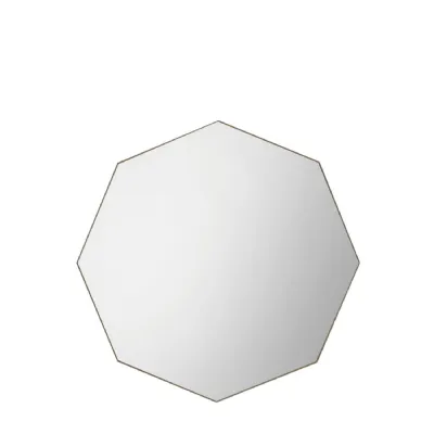 Bowie Octagon Mirror Champagne 800x800mm