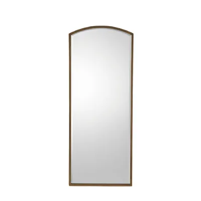 Higgins Arch Mirror Antique Gold 600x1500mm
