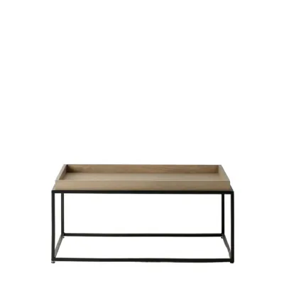 Forden Tray Coffee Table Grey 900x600x400mm