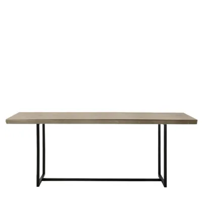 Forden Dining Table Grey 900x2200x750mm