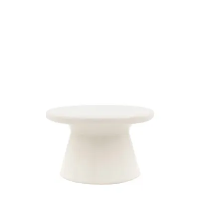 Pavia Coffee Table Cream 650x650x400mm