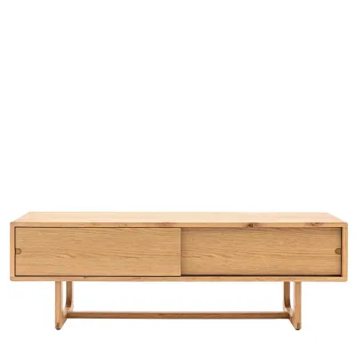 Natural Oak Drawer T.V. Sideboard