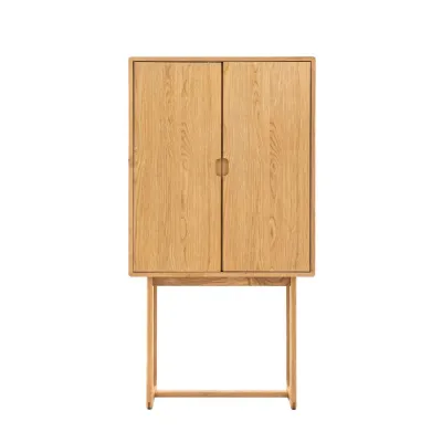 Natural Oak Cocktail Cabinet