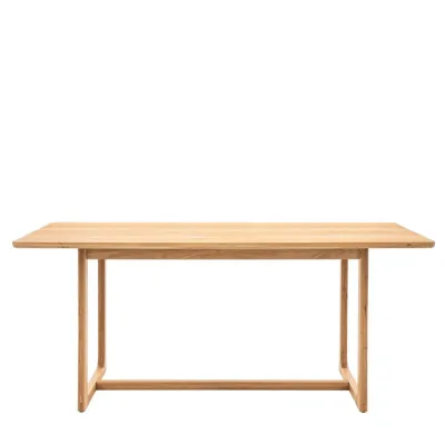 Natural Crafted Oak Dining Table