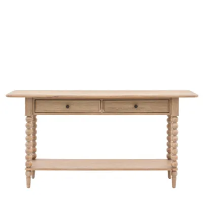 Artisan 2 Drawer Console Table 1650x400x800mm