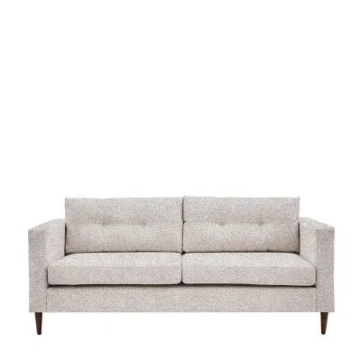 Grey Fabric Three Seat Sofa