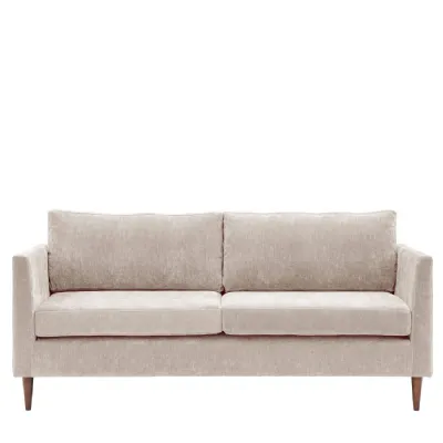 Natural Grey Three Seater Sofa