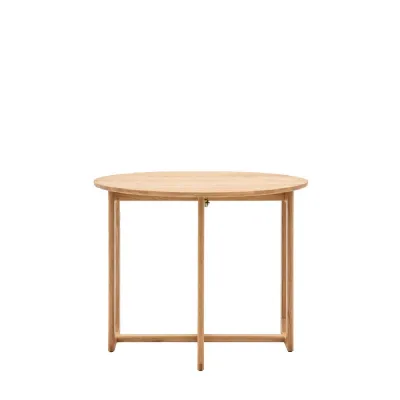Craft Folding Dining Table Natural 1000x1000x750mm