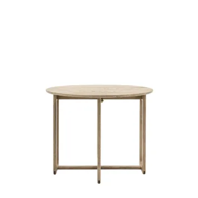 Craft Folding Dining Table Smoked 1000x1000x750mm