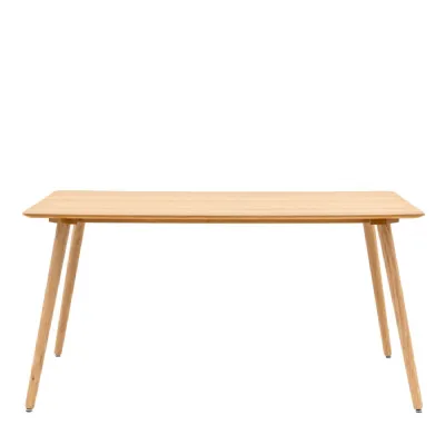 Natural Oak Rectangular Dining Table