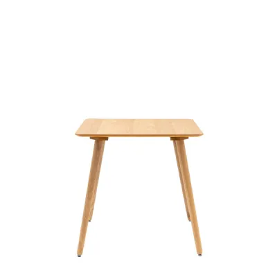 Hatfield Square Dining Table Natural 770x770x750mm