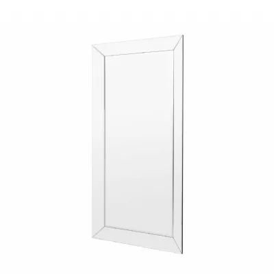 Bevel 6 mm Large Silver Leaner Mirror
