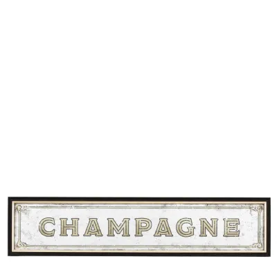 Silver Champagne Vintage Mirror