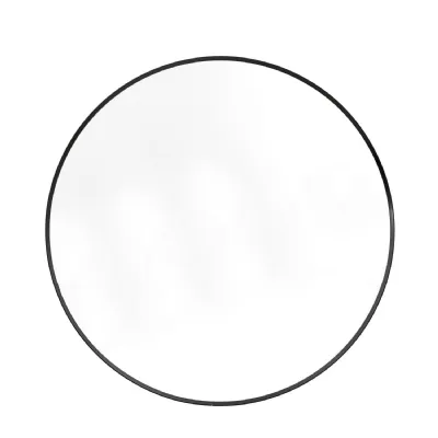 Glass Size mm W800 x W800 Large Round Mirror Black