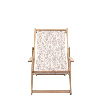 Creta Deck Chair Clay Flora