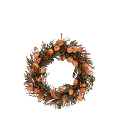 Dry Flower Wreath Rust 460mm
