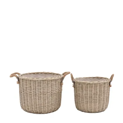 Paraiso Round Baskets (Set of 2)