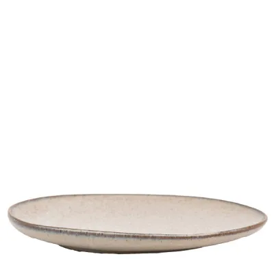 Speckle Glaze Side Plate Oatmeal (4pk)