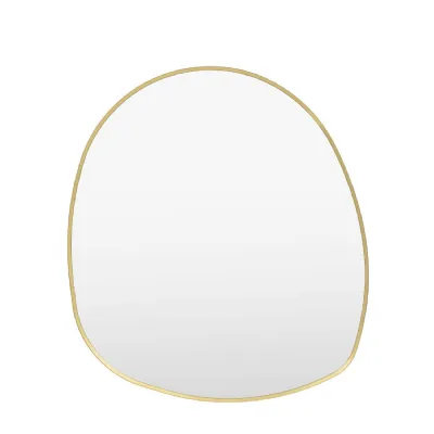 Holworth Pebble Mirror Gold 890x840mm