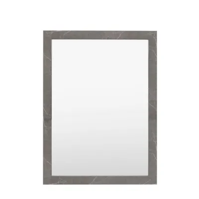 Romano Rectangle Mirror Marbled Grey 570x770mm