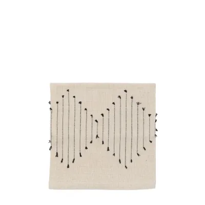 White Cotton Diamond Weave Napkin (Pack of 4)