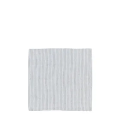 Grey Striped Cotton Napkin (Pack of 4)