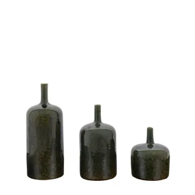 Vormark Set of 3 Ornaments Green